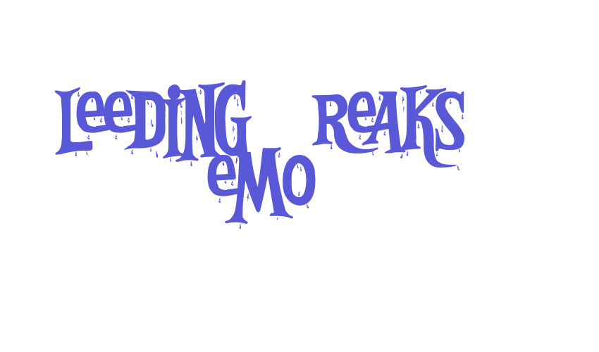 Bleeding Freaks Demo Font Download