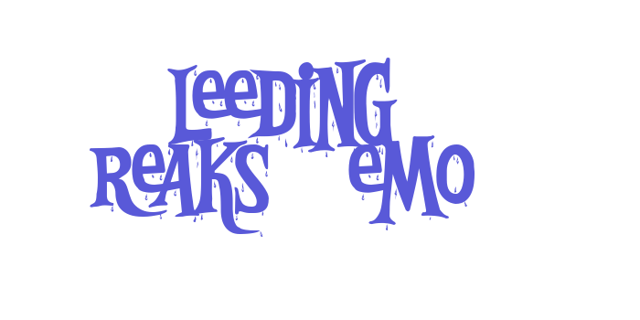 Bleeding Freaks Demo Font Download