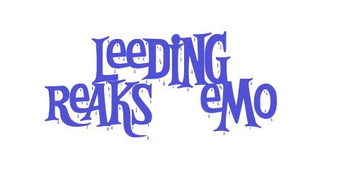 Bleeding Freaks Demo-font-download