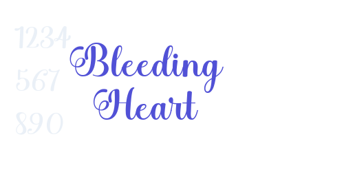 Bleeding Heart-font-download