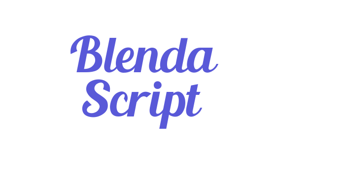 Blenda Script Font