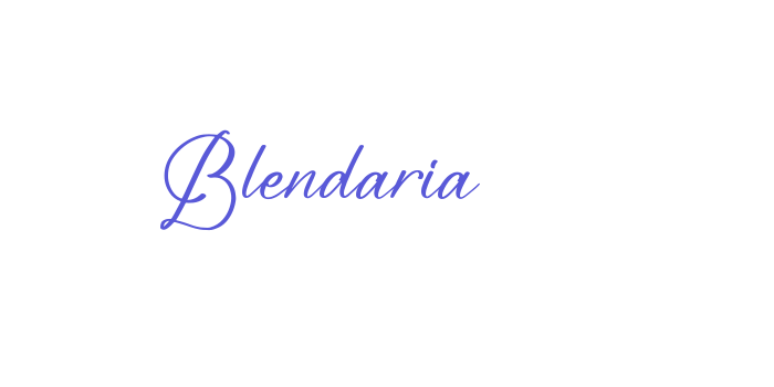 Blendaria Font Download