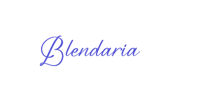 Blendaria Font