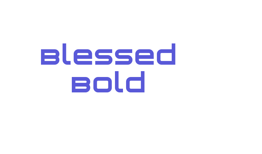 Blessed Bold Font Download