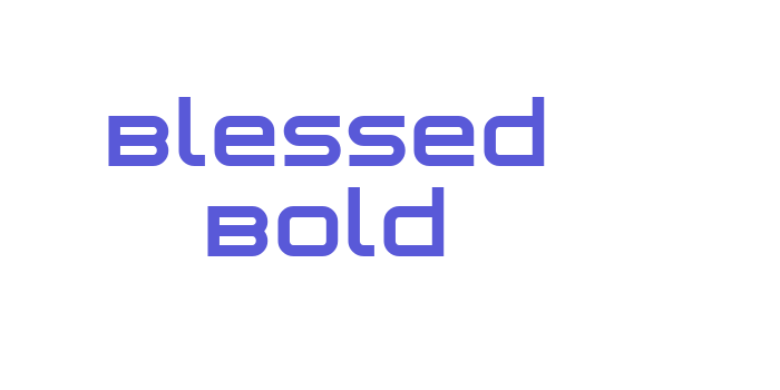 Blessed Bold Font Download