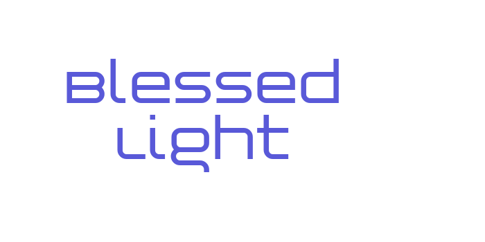 Blessed Light Font Download