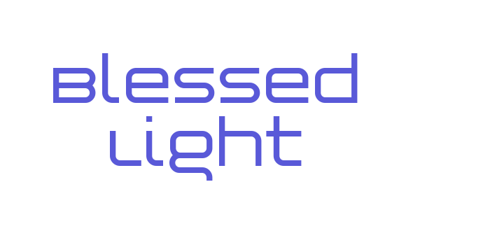 Blessed Light Font