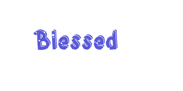 Blessed Font Download