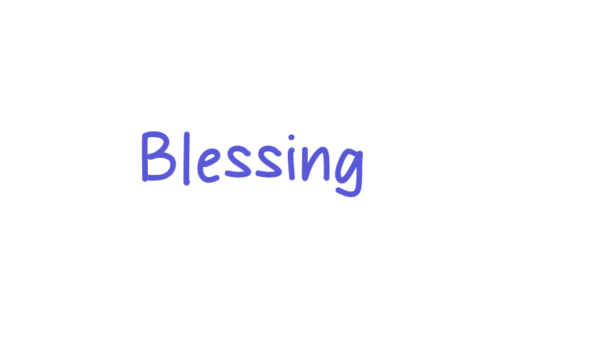 Blessing Font Download