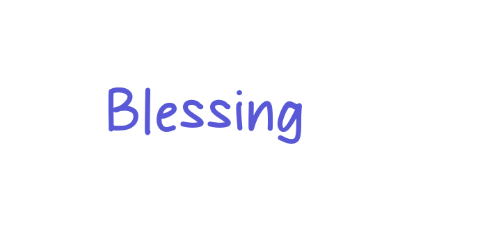 Blessing Font Download