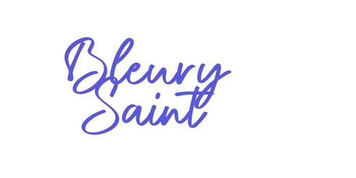 Bleury Saint Font Download