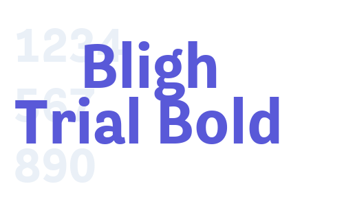 Bligh Trial Bold Font Download