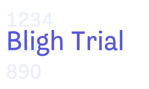 Bligh Trial Font Download