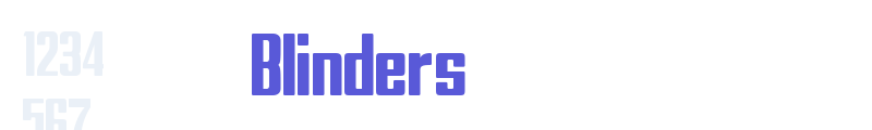 Blinders font