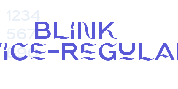 Blink Twice-Regular font