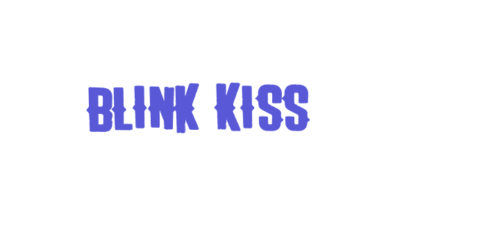 Blink Kiss Font Download