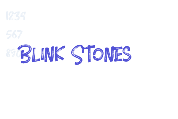 Blink Stones Font Download