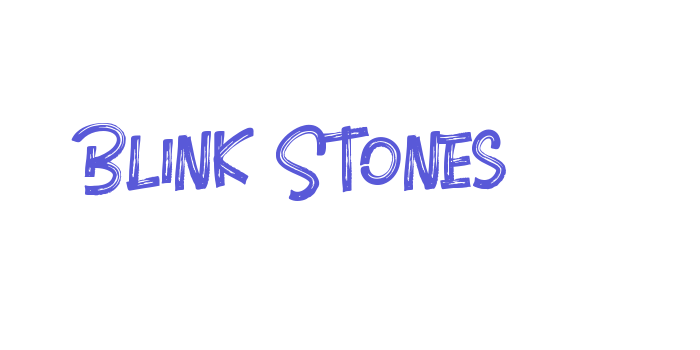 Blink Stones Font Download