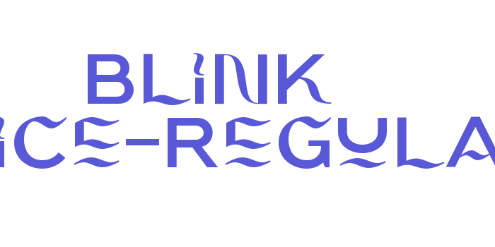 Blink Twice-Regular Font