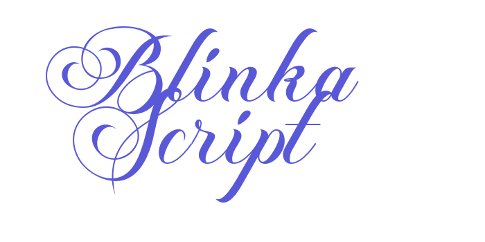 Blinka Script Font