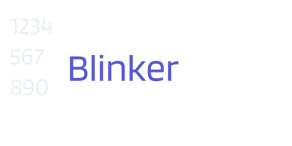 Blinker font free