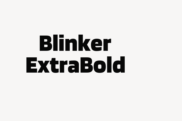 Blinker ExtraBold font download