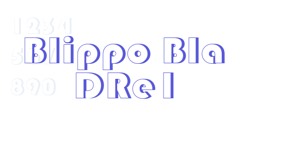 Blippo Bla DRe1 font free