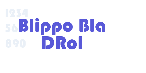 Blippo Bla DRo1 font free