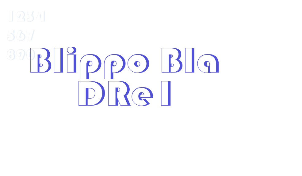 Blippo Bla DRe1-font-download