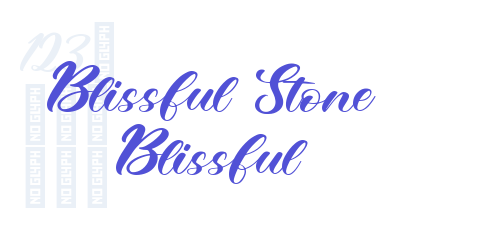 Blissful Stone Blissful-font-download