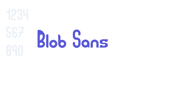 Blob Sans font free