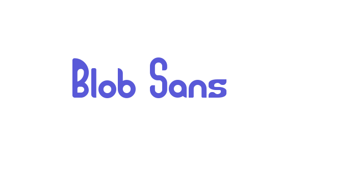 Blob Sans Font