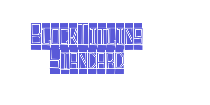 BlockTitling Standard Font Download