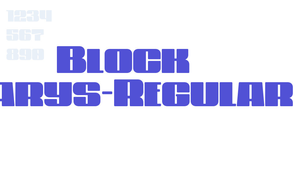 Block Marys-Regular-font-download