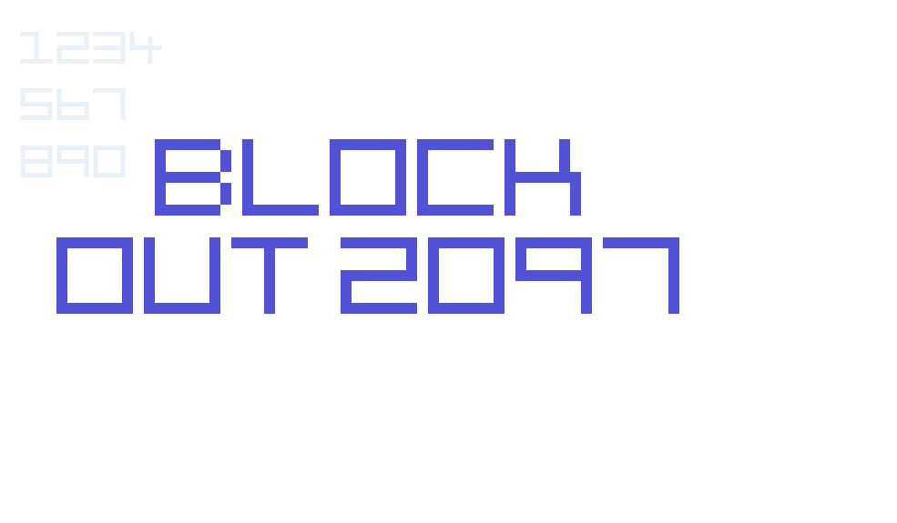 Block Out 2097-font-download