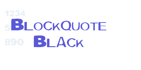 Blockquote Black font free