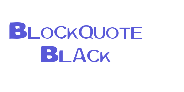 Blockquote Black Font