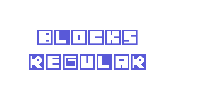 Blocks Regular Font Download