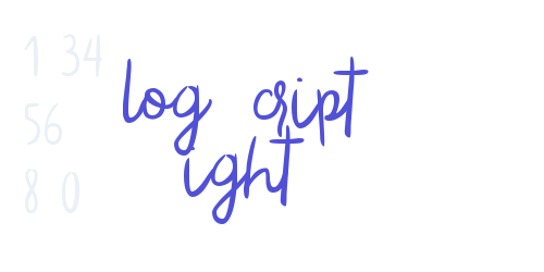 Blog Script Light-font-download