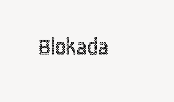 Blokada Font