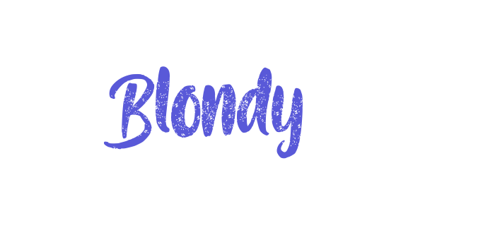 Blondy Font Download