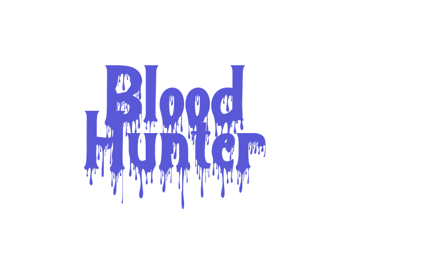 Blood Hunter Font Download