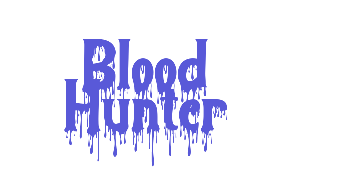 Blood Hunter Font Download