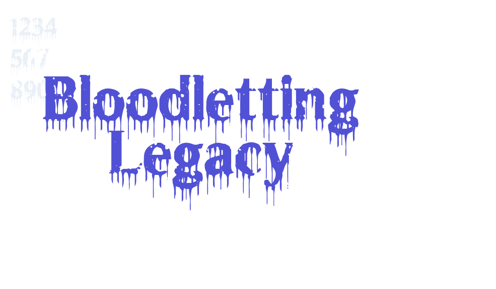 Bloodletting Legacy-font-download