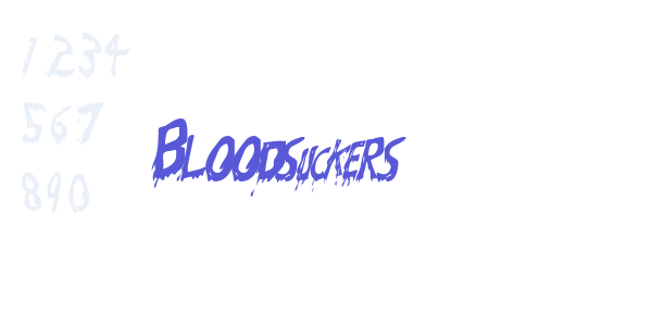 Bloodsuckers font free