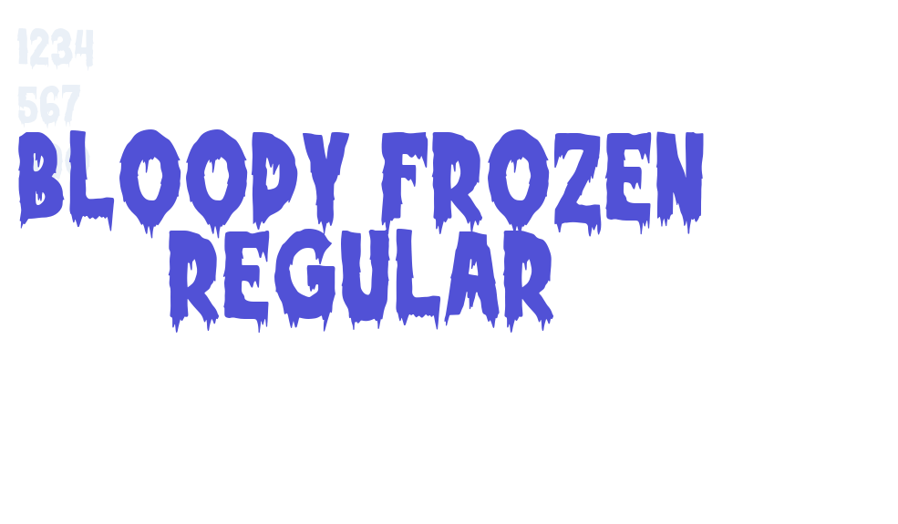 Bloody Frozen Regular-font-download