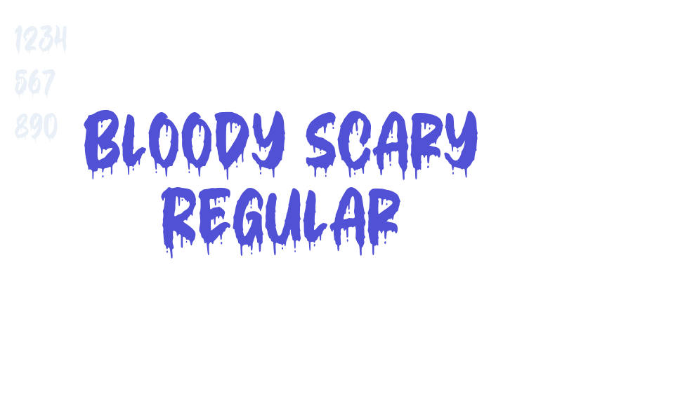 Bloody Scary Regular-font-download