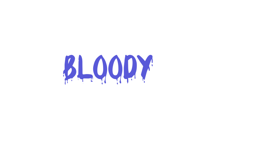 Bloody Font Download