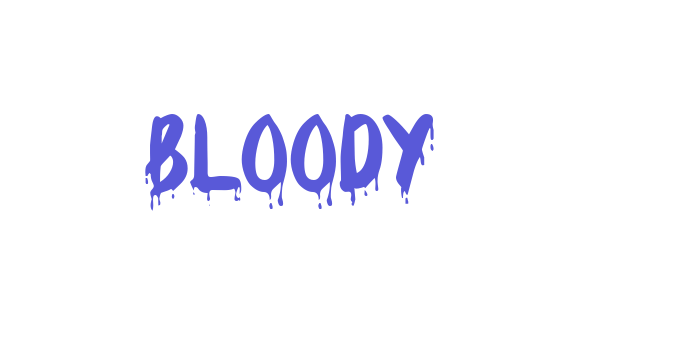 Bloody Font