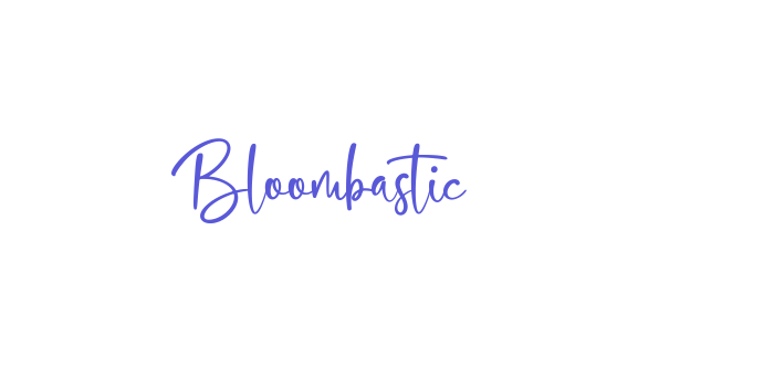 Bloombastic Font Download